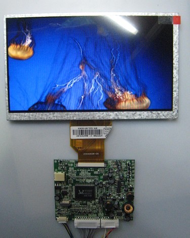 厂家供应7寸数字屏及液晶驱动板卡方案